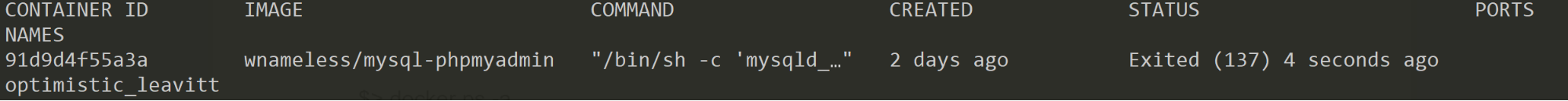 Docker shell#3